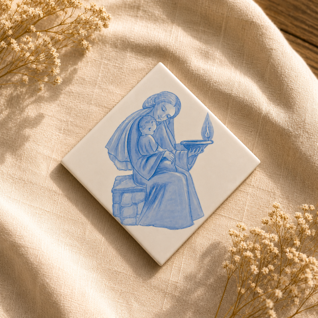 Mattonella - Madonna con la fiaccola