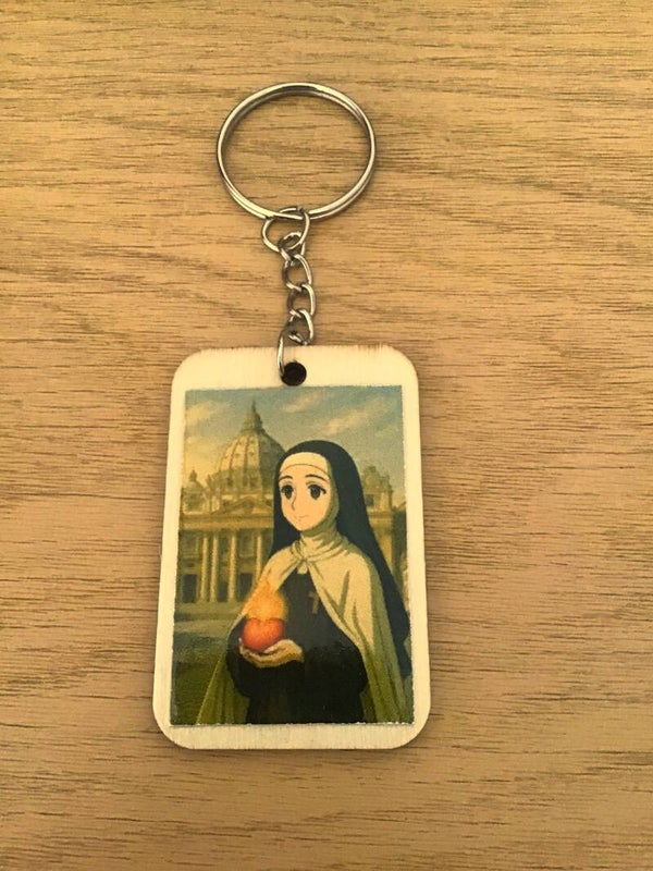 MonachIA - Portachiavi - "Cuore Piazza S.Pietro