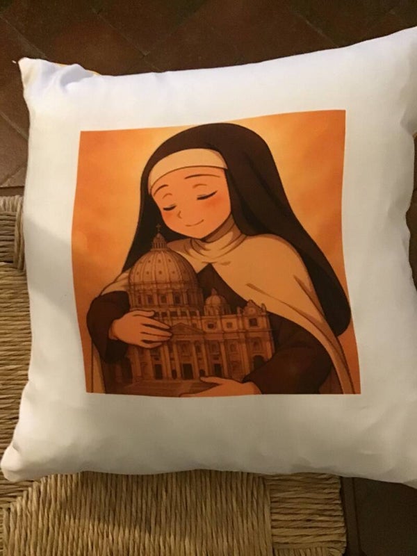 MonachIA - Cuscino - "Figlia della Chiesa"