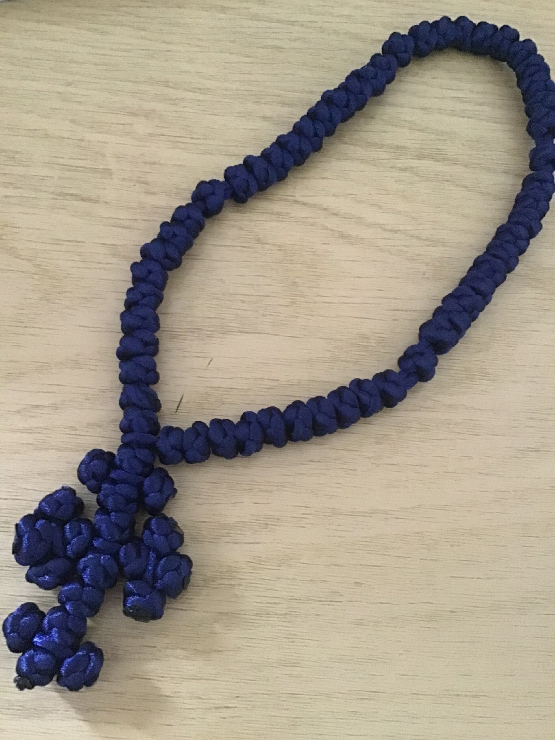 Tchotki - semplice - blu scuro con croce orientale