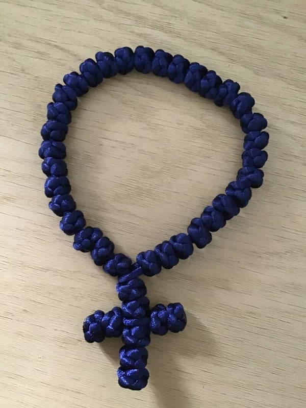Komboskini 33 nodi - blu scuro