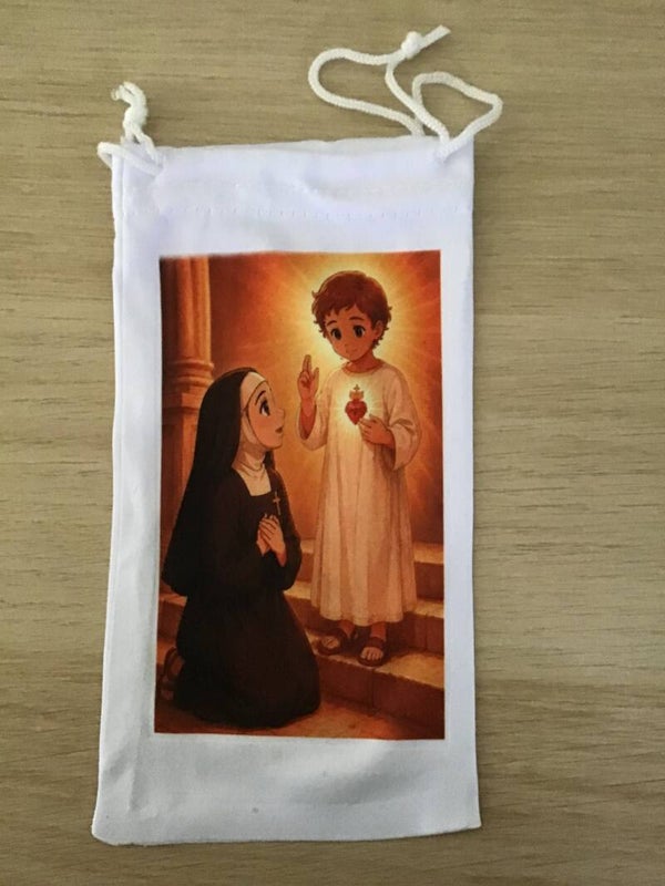 MonachIA - Astuccio per occhiali - Sacro Cuore Gesù Bambino
