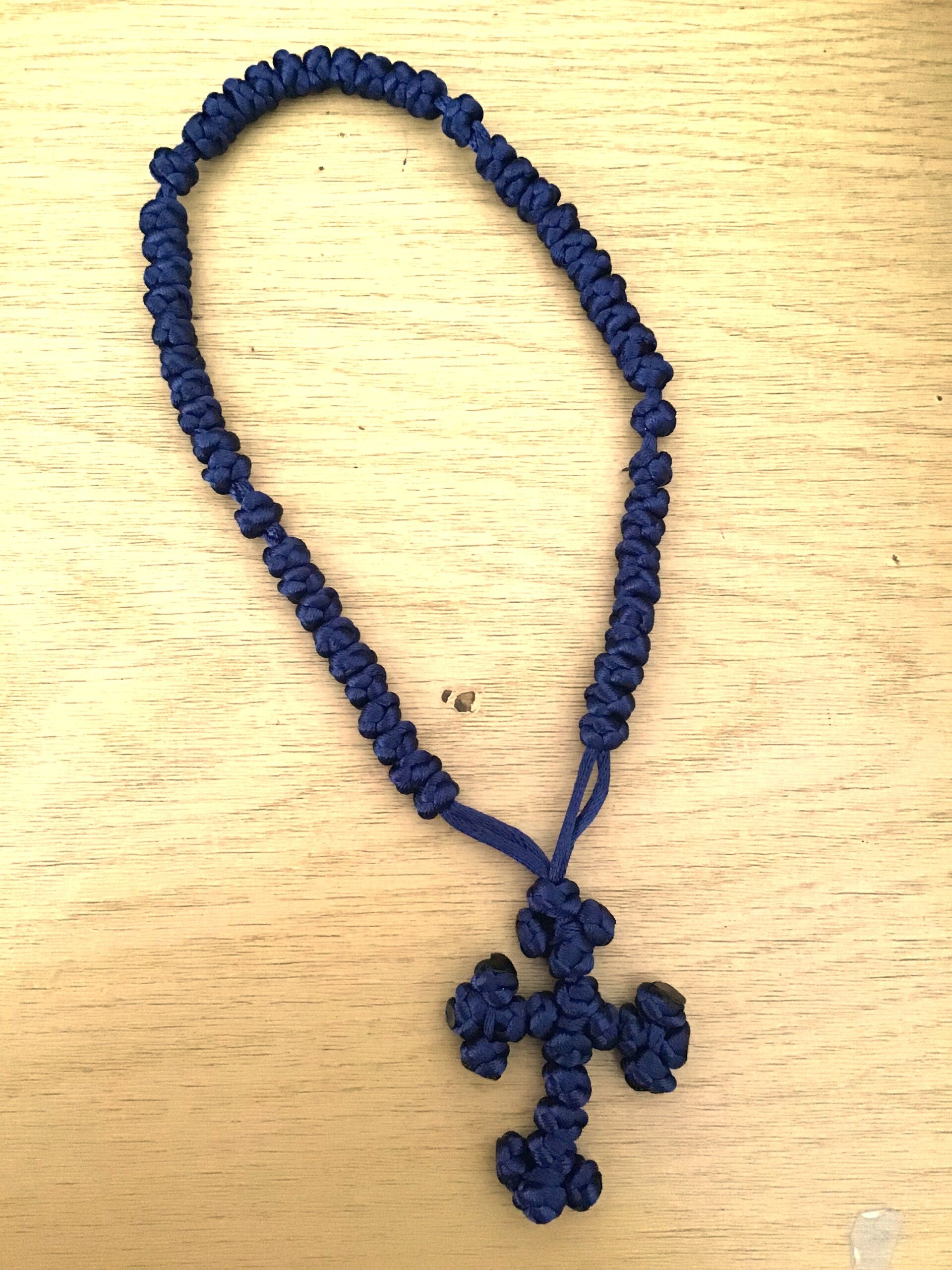Tchotki - semplice - blu scuro con croce orientale
