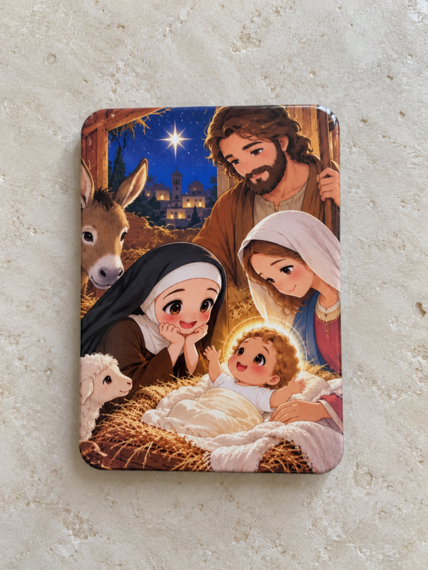 MonachIA - magnete per frigorifero - Natale !