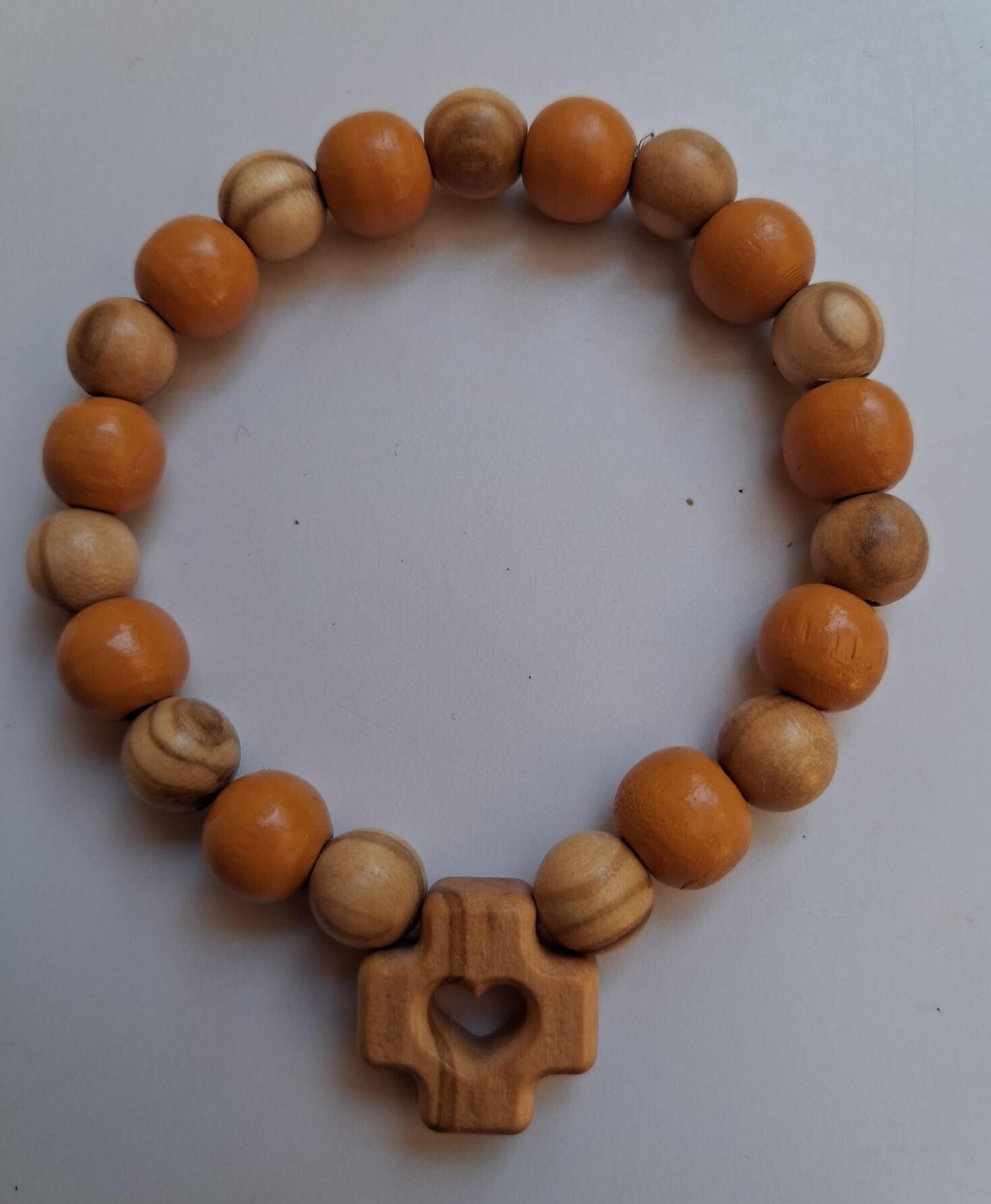Decina Braccialetto con filo elastico - Arancione