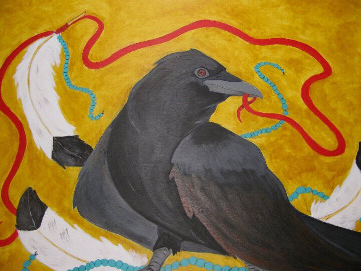 Crow&#039;s Treasure - acrylic