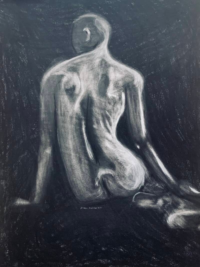 Figure Drawing - charcoal 