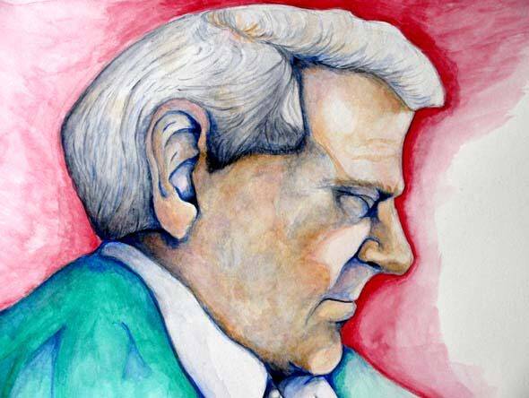 Portrait of a Man - watercolor