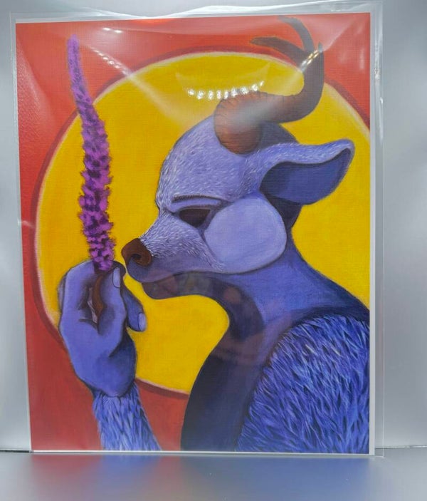 "The Beast" signed fine art reproduction print