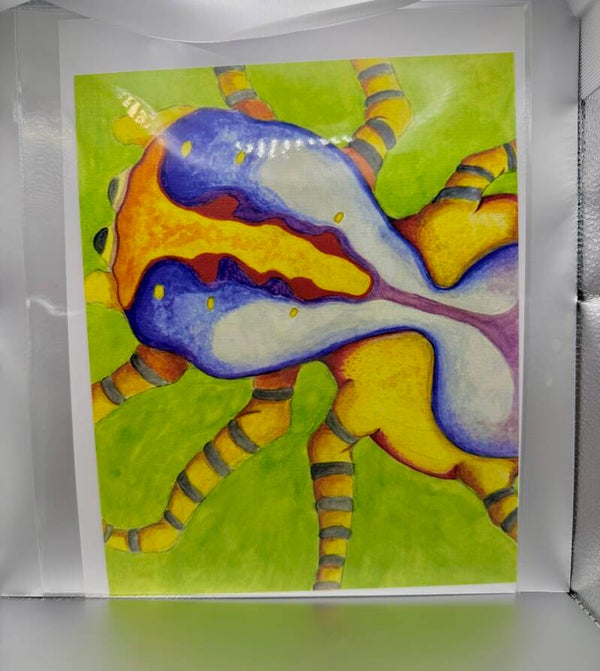"Hour Glass (Spider)" Signed Reproduction Print