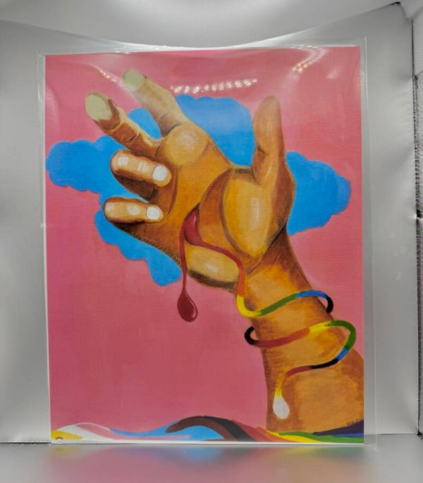 "I Bleed Rainbows and Dream of Progress" Signed Reproduction Print
