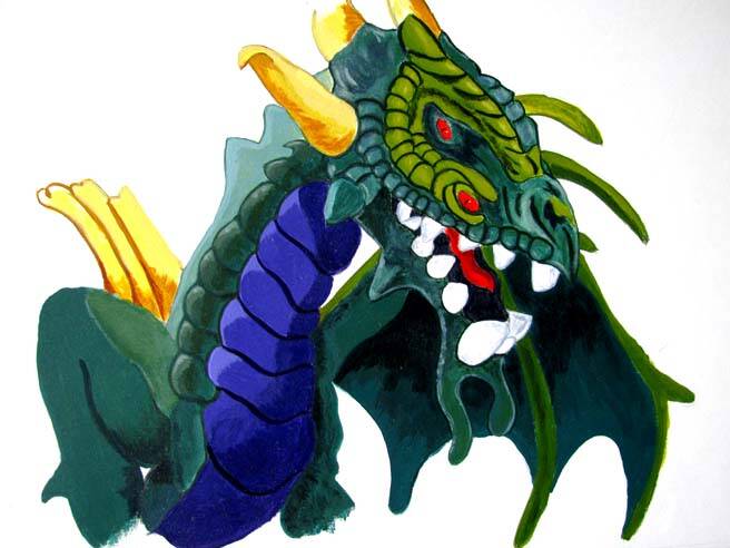 Razor Thorn Toy Illustration - acrylic