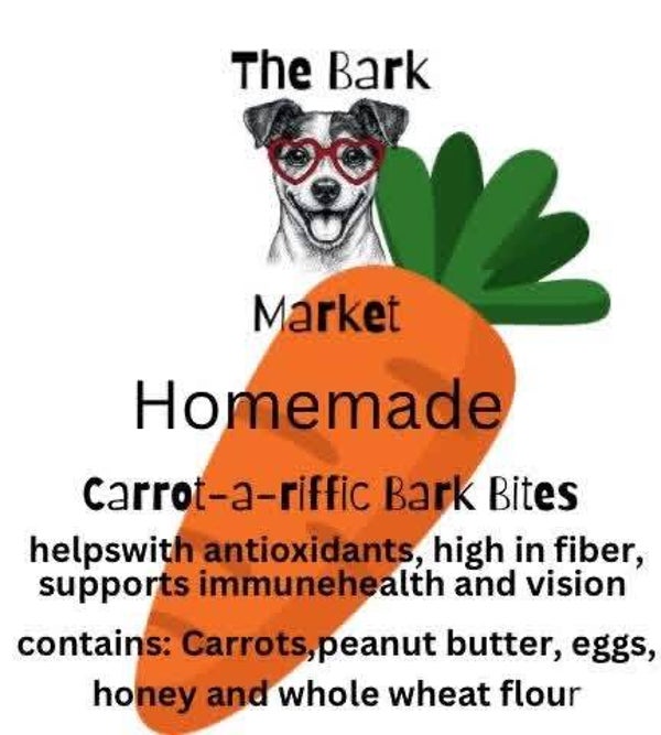 Carrot-a-riffic Bark Bites