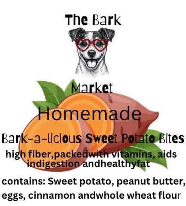 Bark-a-licious Sweet Potato Bites