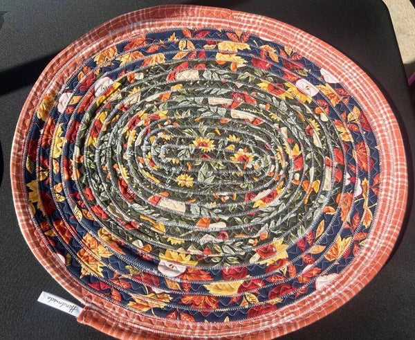 Rag Quilted Dog Dish Mat