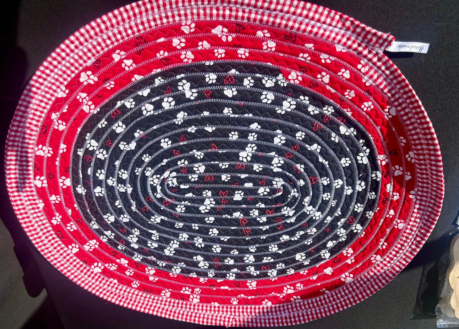 Rag Quilted Dog Dish May