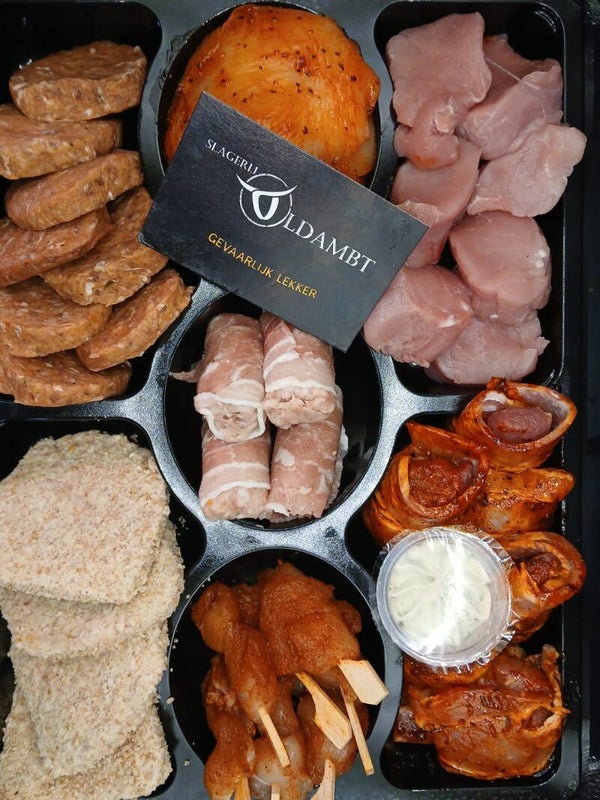 Gourmetschaal luxe €9,98 p.p