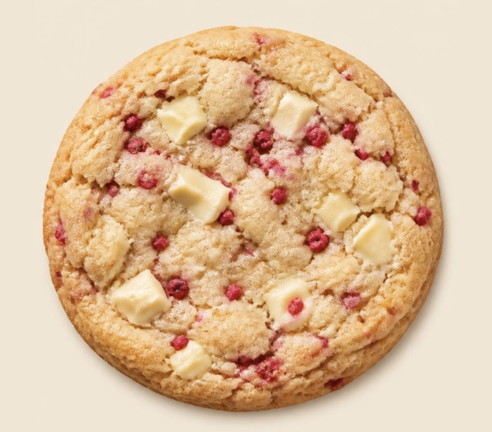 Frambozen witte chocolade koek 6x
