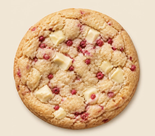Frambozen witte chocolade koek 6x
