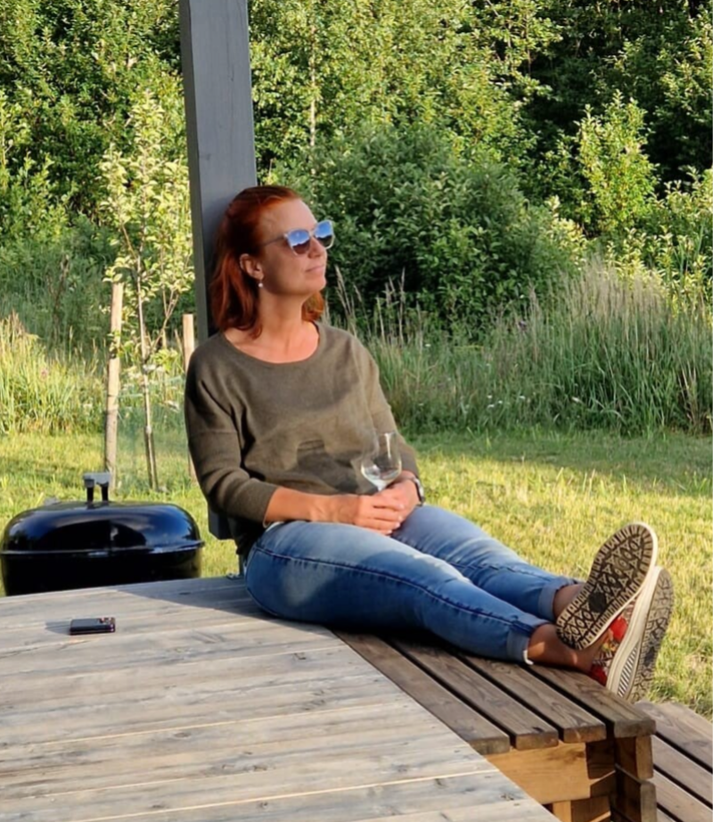 Helena Söderlund ute i naturen – återhämtning och reflektion