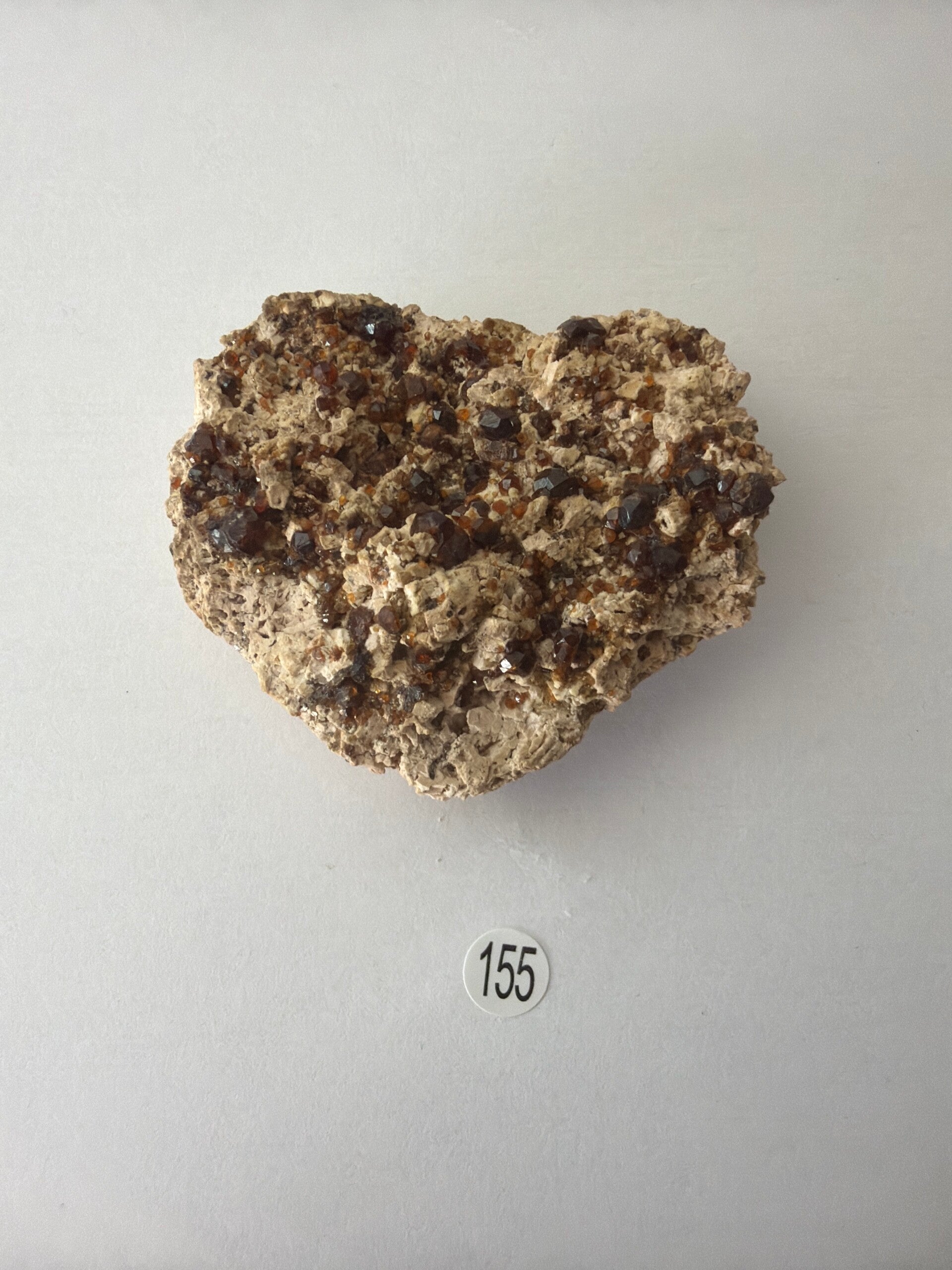 Spessartien granaat cluster nr155