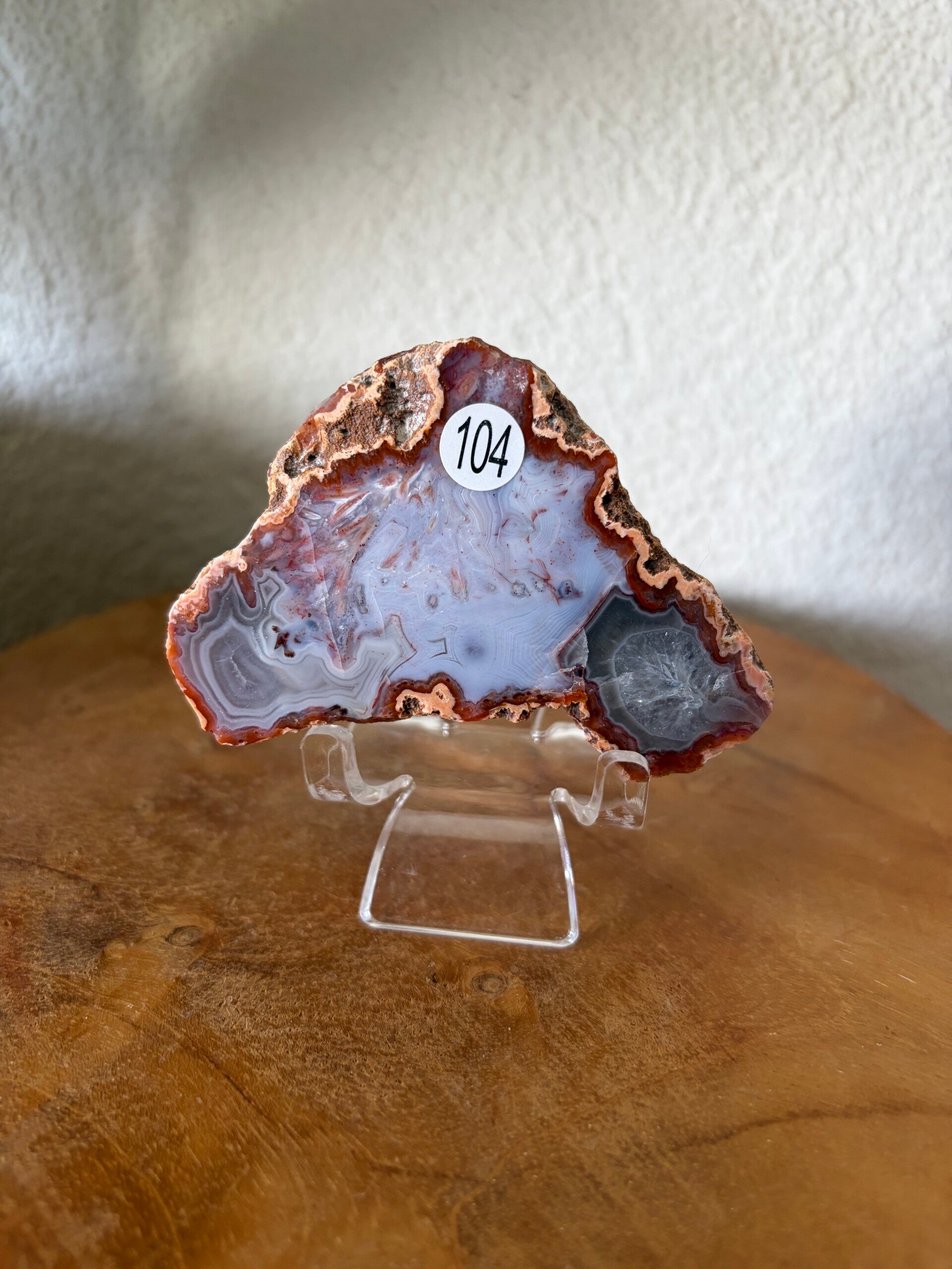 Agaat geode helft nr104