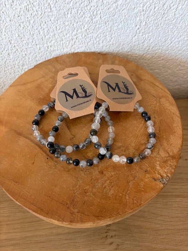Toermalijnkwarts armband 6mm
