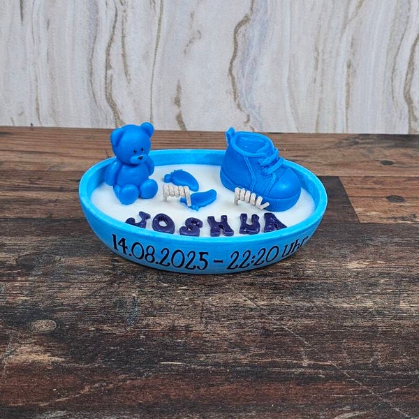 Kerzenschale "Baby" personalisiert
