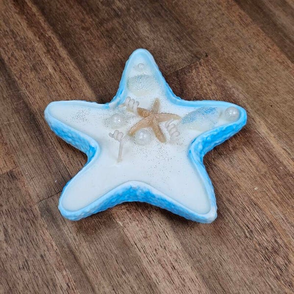 Seestern  gefüllt mit Wachs Einzelstück