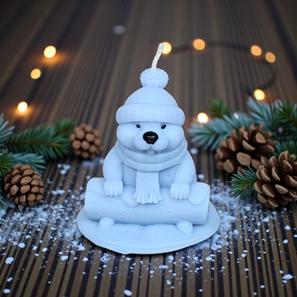 Bibo der Biber (einfarbig)