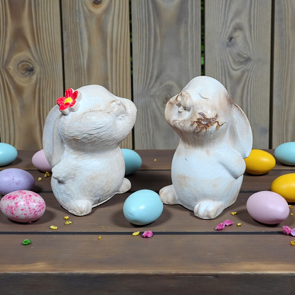 Entzückendes Hasenpärchen