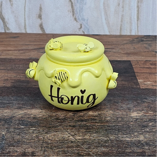 Honigtopf gefüllt