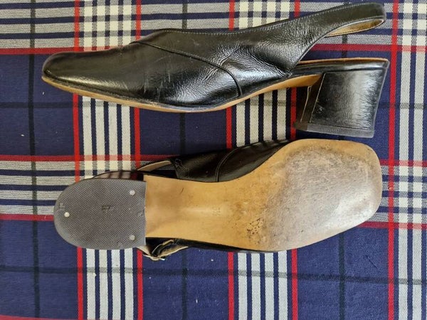 Vintage Slingpumps Grösse 37 JNM43