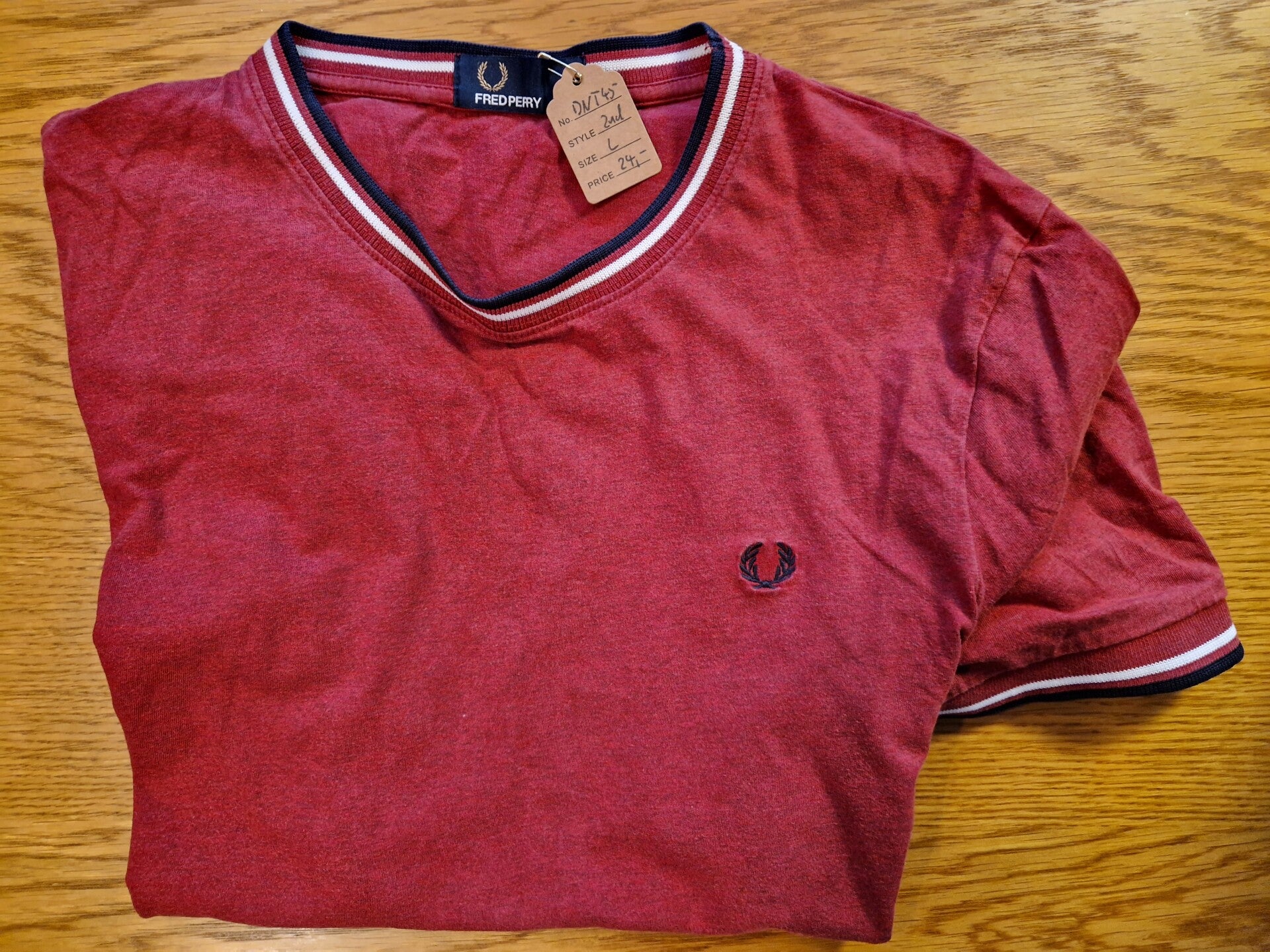 Fred Perry T-Shirt - Grösse L - DNT45