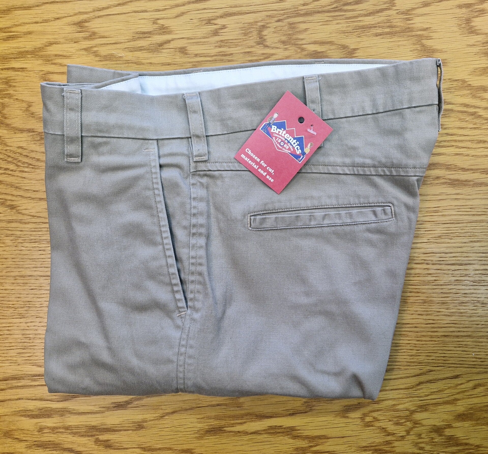 Real Hoxton Stay Pressed Khaki - Grösse W32-L31 - KRD132