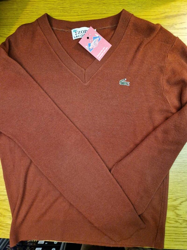 Lacoste Izod V-Neck Pullover - Grösse S (M) - KRD135