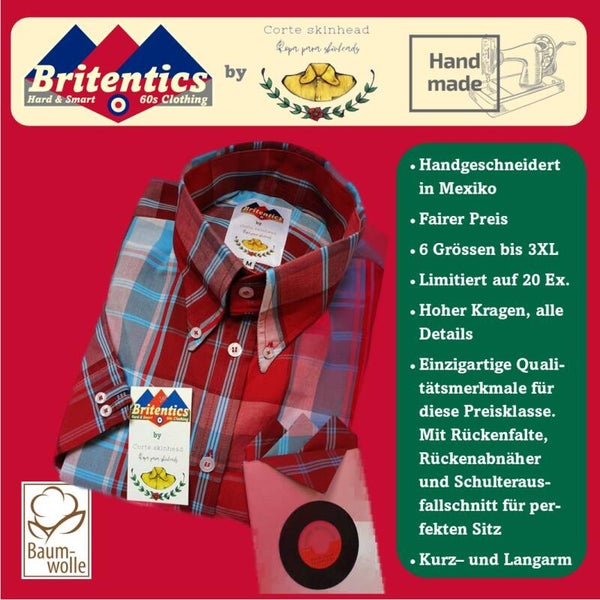 Britentics by Corte Red Bricks Button-Down - Veracruz COR14