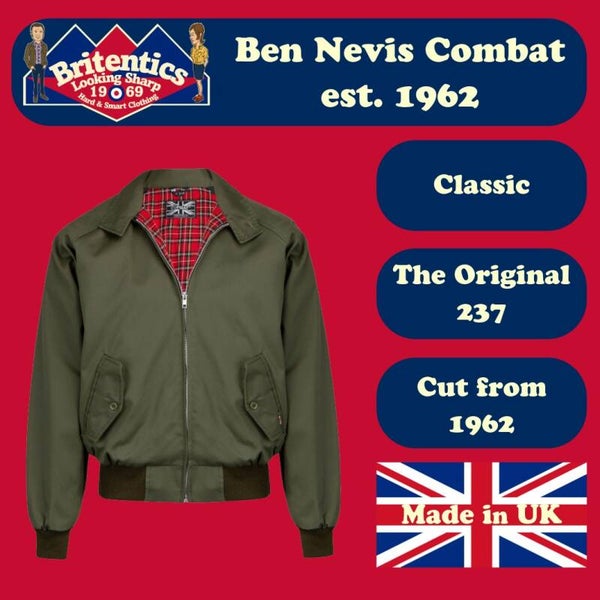 Ben Nevis Original Combat Harrington Jacket Classic 237 - BNC10