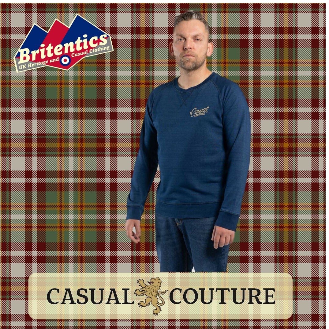 Casual Couture - Script Logo Sweatshirt - denim blau CAS11