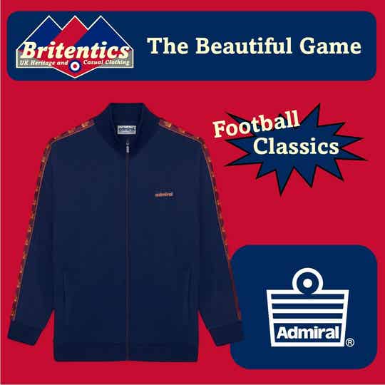 Admiral Coles Repeat Tape Track Top Navy - ADM04