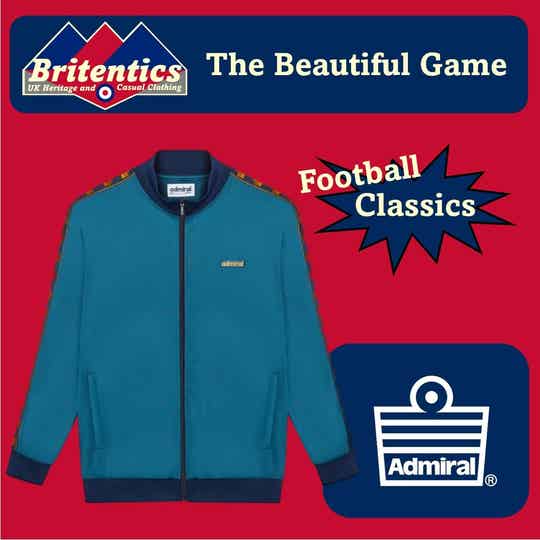 Admiral Coles Repeat Tape Track Top Teal / Yellow - ADM05