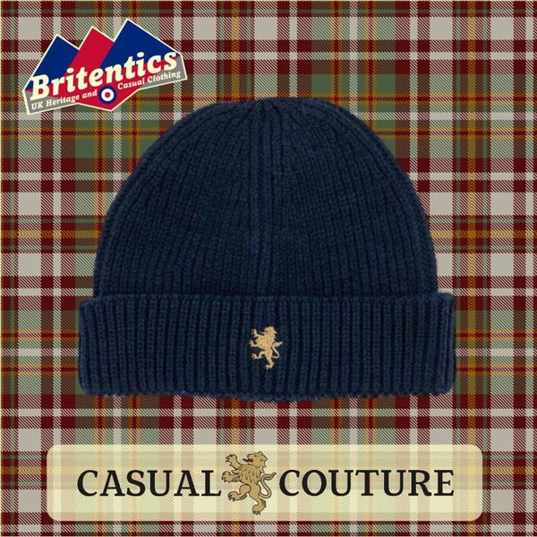 Casual Couture - The Harbour Beanie - navy blau CAS01