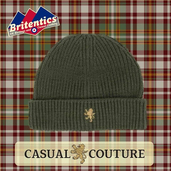 Casual Couture - The Harbour Beanie - olive grün CAS02