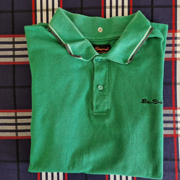 Ben Sherman Polo Grün Grösse S JNM28
