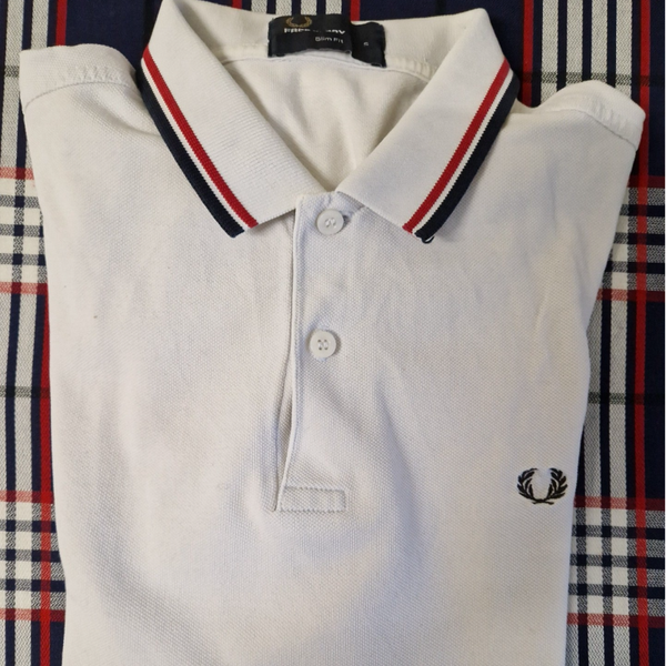 Fred Perry Polo Shirt Grösse S BLF07