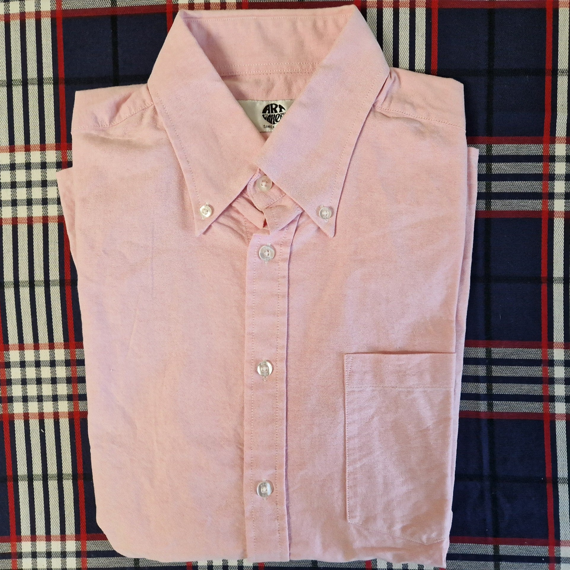 Art Gallery Buttondown Grösse L Short-Sleeve TIM33