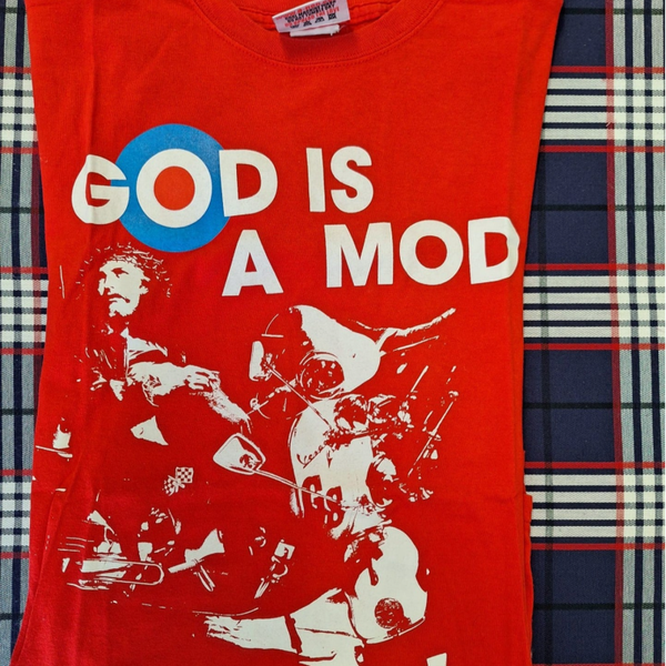 T-Shirt God is a Mod, Grösse M TIM09