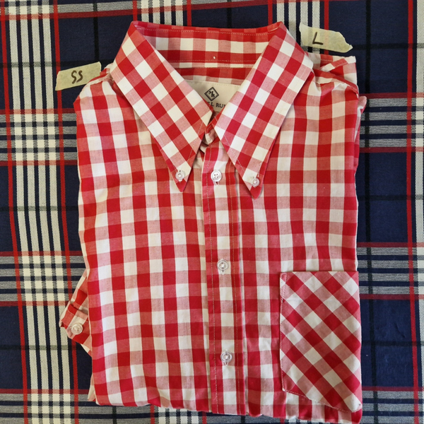 Mikkel Rude Buttondown SS, Grösse L, SLC-01