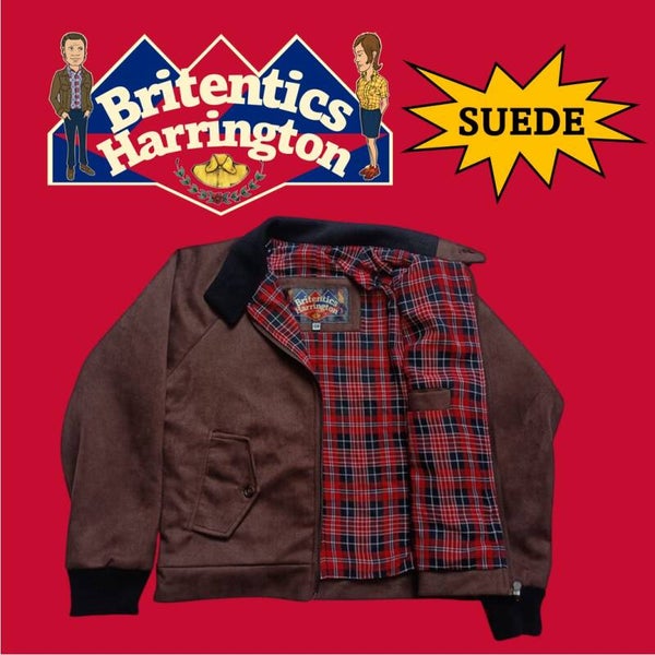 Britentics by Corte - Suede Harrington - Chocolate Brown - COR23