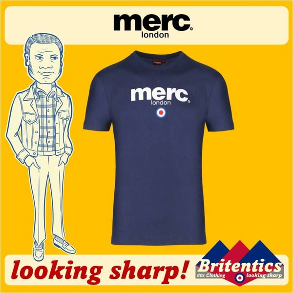 Merc Brighton T-Shirt Navy - MER10